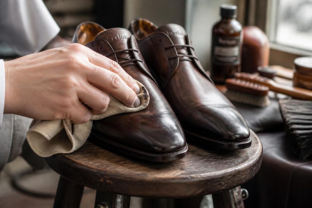 découvrez comment raviver et entretenir le cuir de vos chaussures berluti patinées pour leur redonner éclat et élégance avec des astuces simples et efficaces.