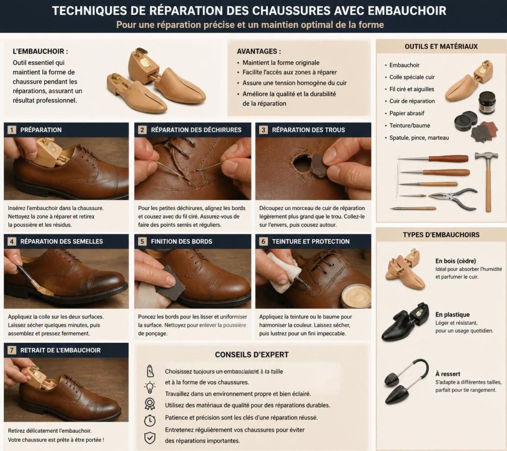 découvrez des astuces simples et efficaces pour réparer une chaussure qui a perdu sa forme et lui redonner son confort et son apparence d'origine.