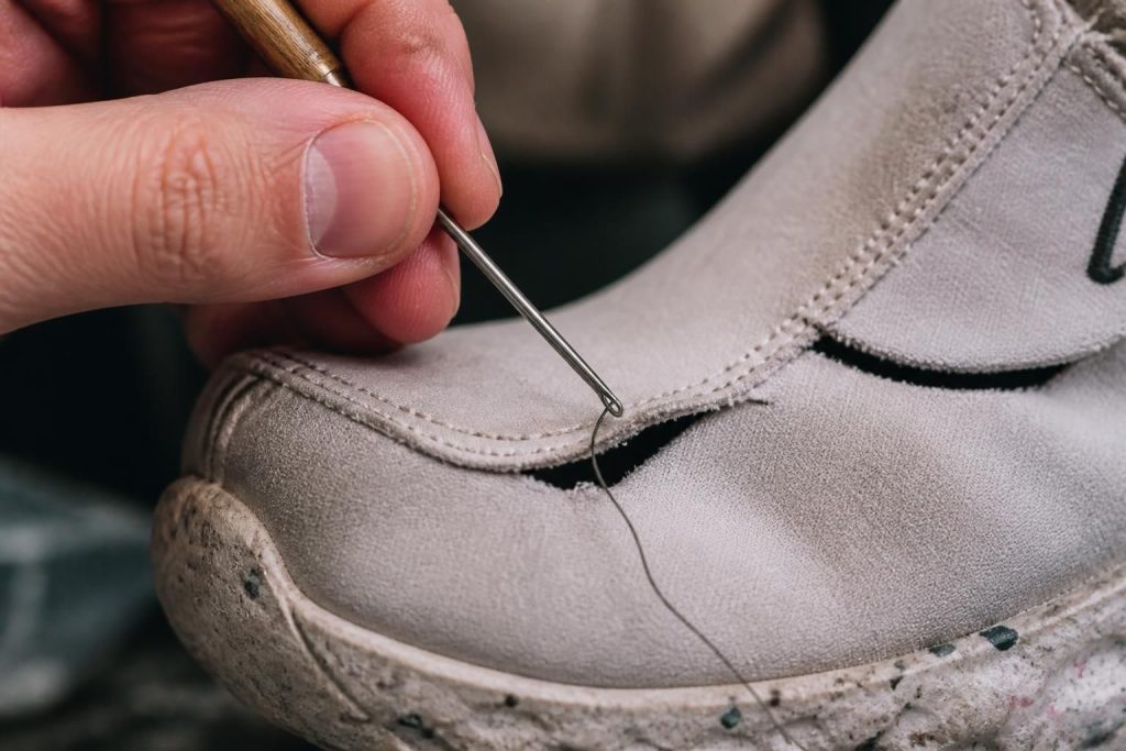 apprenez comment réparer efficacement une déchirure dans le néoprène de vos nike space hippie grâce à nos astuces simples et durables, pour prolonger la vie de vos chaussures écoresponsables.